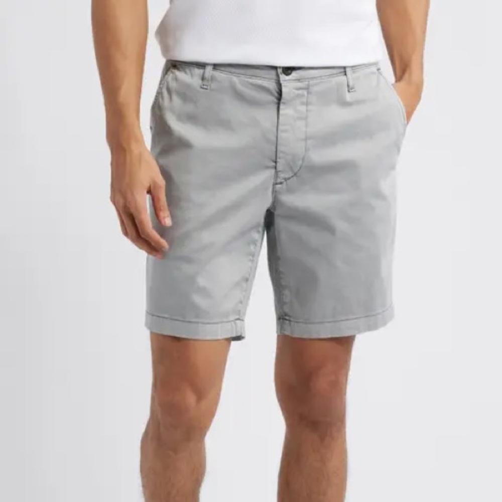lululemon athletica Gray Flat Front Men Shorts